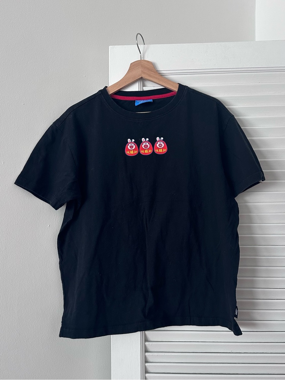 Cheap Century Daruma Rabbit Graphic Tee Black, Size M